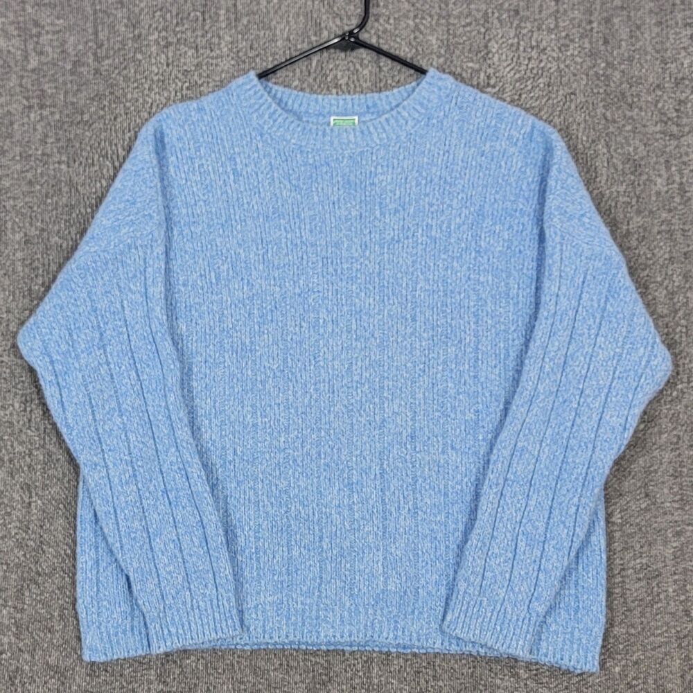 Vintage United Colors of Benetton Sweater Womens Large Wool Blend Made in Italy